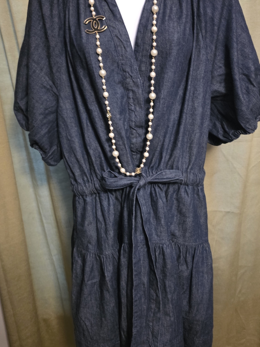 Denim Babydoll Dress